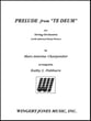 Prelude from Te Deum Orchestra sheet music cover